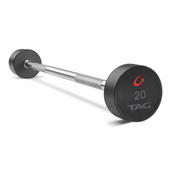 Premium Ultrathane Fixed Barbell With Straight Handle