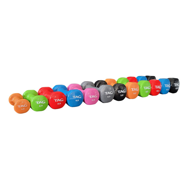 Vinyl Coated Beauty Bell Dumbbells