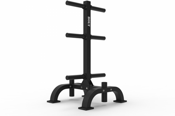 6 Arm Olympic Weight Tree With 2 Barbell Holders