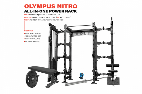 #29 Storm Series Olympus All-in-one Power Rack With Nitro Home Gym Package