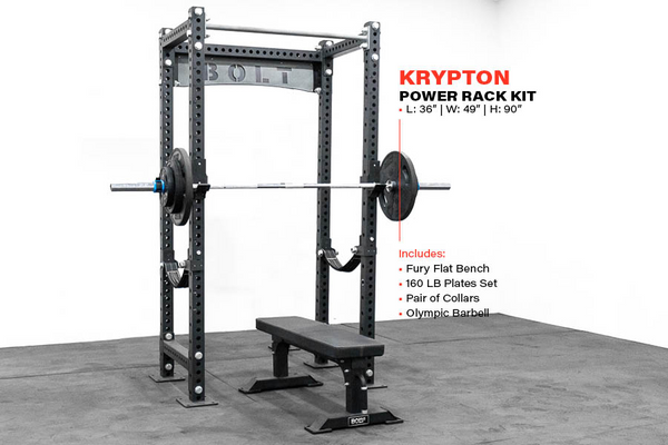 #16 Storm Series Krypton Power Rack Home Gym Package