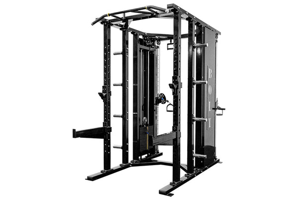 Cyclone Series Half Rack Functional Trainer Combo