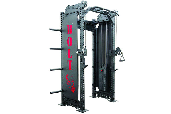 Bolt Storm Series WARLORD Half Rack Functional Trainer Combo