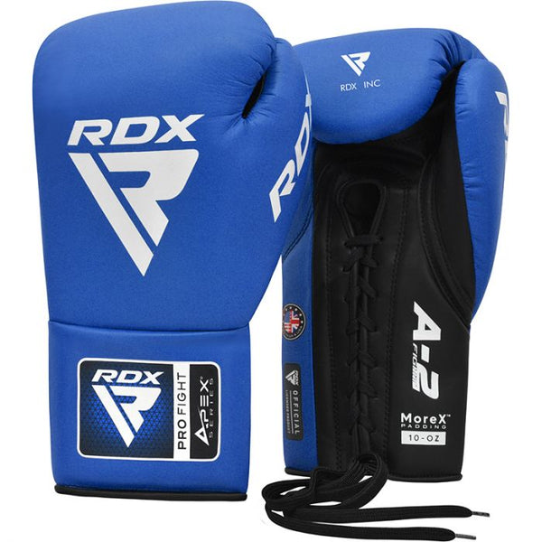 Apex Competition/Fight Lace Up Boxing Gloves A2